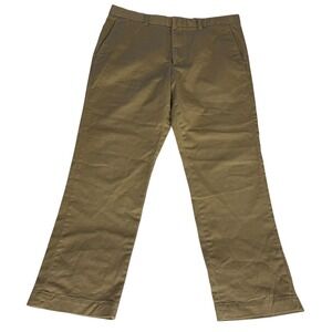 Banana Republic Aiden Chino Mens 35x30 Khaki Tan Slim Fit Cotton Stretch Pants‎